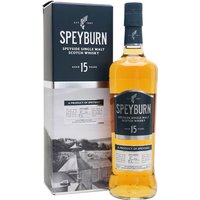 Speyburn 15 Year Old Speyside Single Malt Scotch Whisky Speyburn 15 Year Old Speyside Single Malt Scotch Whisky