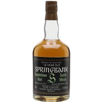Springbank 1973 / 18 Year Old / Rum Butt / Cadenheads Campbeltown Whisky Springbank 1973 / 18 Year Old / Rum Butt / Cadenheads Campbeltown Whisky