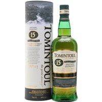 Tomintoul 15 Year Old With a Peaty Tang Speyside Whisky Tomintoul 15 Year Old With a Peaty Tang Speyside Whisky
