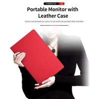 T-bao Portable Gaming Monitor Expansion Screen 1920x1080 HD IPS 15.6-inch Display LED Monitor with Leather Case for for Nintendo Switch PS4 Pro / Xbox One / Xbox One X / PC Laptop (Red) - 138.00 T-bao Portable Gaming Monitor Expansion Screen 1920x1080 HD IPS 15.6-inch Display LED Monitor with Leather Case for for Nintendo Switch PS4 Pro / Xbox One / Xbox One X / PC Laptop (Red)