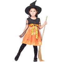 Festnight Cosplay Let's Pretend Pretty Witch Costume Cute Fairytale Sorceress Child Costumes Halloween Kids' Suit