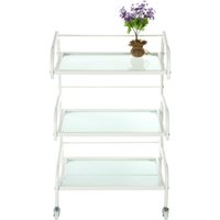 Hair Drawers Glass Salon Trolley Rolling Cart Salon Storage Hair Colouring Cart Hair Trolley for Barber Hairdressing