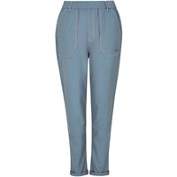 Weird Fish Malorri Organic Cotton Cargo Trousers China Blue Size 18 Weird Fish Malorri Organic Cotton Cargo Trousers China Blue Size 18