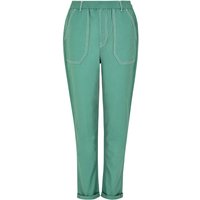 Weird Fish Malorri Organic Cotton Cargo Trousers Dark Jade Size 18 Weird Fish Malorri Organic Cotton Cargo Trousers Dark Jade Size 18