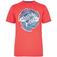 Weird Fish Vortex Eco Graphic T-Shirt Radical Red Size XL Weird Fish Vortex Eco Graphic T-Shirt Radical Red Size XL