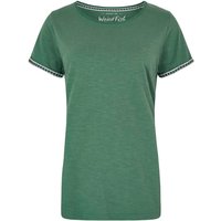 Weird Fish Teya Organic Cotton T-Shirt Dark Jade Size 12 Weird Fish Teya Organic Cotton T-Shirt Dark Jade Size 12