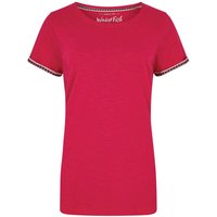 Weird Fish Teya Organic Cotton T-Shirt Hot Pink Size 10 Weird Fish Teya Organic Cotton T-Shirt Hot Pink Size 10