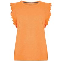 Weird Fish Jasmin Organic Cotton Slub T-Shirt Cantaloupe Size 16 Weird Fish Jasmin Organic Cotton Slub T-Shirt Cantaloupe Size 16