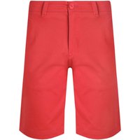 Weird Fish Rayburn Cotton Flat Front Shorts Radical Red Size 38 Weird Fish Rayburn Cotton Flat Front Shorts Radical Red Size 38