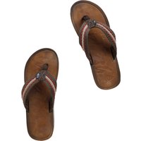 Weird Fish Malham Leather Look Flip Flops Antique Tan Size 10 Weird Fish Malham Leather Look Flip Flops Antique Tan Size 10