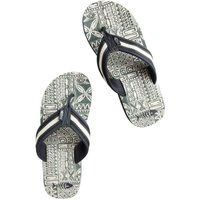 Weird Fish Derwent Printed Flip Flops Dusky Green Size 10 Weird Fish Derwent Printed Flip Flops Dusky Green Size 10