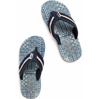 Weird Fish Salcombe Printed Flip Flops China Blue Size 8 Weird Fish Salcombe Printed Flip Flops China Blue Size 8