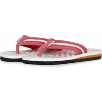 Weird Fish Salcombe Printed Flip Flops Light Cream Size 8 Weird Fish Salcombe Printed Flip Flops Light Cream Size 8