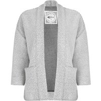 Weird Fish Santosh Macaroni Kimono Cardigan Ecru Size 12 Weird Fish Santosh Macaroni Kimono Cardigan Ecru Size 12