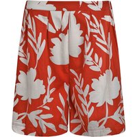Weird Fish Aloha Linen Rich Printed Shorts Radical Red Size 14 Weird Fish Aloha Linen Rich Printed Shorts Radical Red Size 14