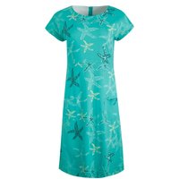 Weird Fish Tallahassee Organic Cotton Jersey Dress Lagoon Blue Size 10 Weird Fish Tallahassee Organic Cotton Jersey Dress Lagoon Blue Size 10