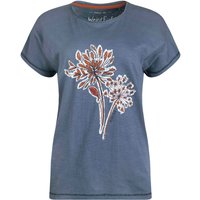 Weird Fish Seedheads Front Print T-Shirt Blue Mirage Size 8 Weird Fish Seedheads Front Print T-Shirt Blue Mirage Size 8