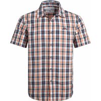 Weird Fish Judd Short Sleeve Check Shirt Mango Size XL Weird Fish Judd Short Sleeve Check Shirt Mango Size XL