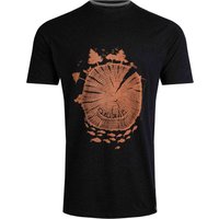 Weird Fish Woodsman Front Print Eco T-Shirt Black Size S Weird Fish Woodsman Front Print Eco T-Shirt Black Size S