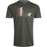 Weird Fish Mans Best Friend Eco Graphic TShirt Fir Green Size L