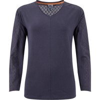 Weird Fish Topia Broderie Sleeve Outfitter Top Midnight Size 12 Weird Fish Topia Broderie Sleeve Outfitter Top Midnight Size 12