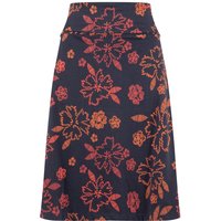 Weird Fish Malmo Printed Jersey Stretch Skirt Nightshade Size 10 Weird Fish Malmo Printed Jersey Stretch Skirt Nightshade Size 10