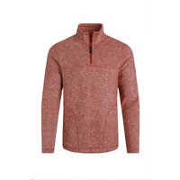 Weird Fish Laramie Eco 1/4 Zip Snow Marl Fleece Nut Size 2XL Weird Fish Laramie Eco 1/4 Zip Snow Marl Fleece Nut Size 2XL