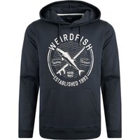 Weird Fish Jamie Branded Popover Sweatshirt Hoodie Navy Size 3XL Weird Fish Jamie Branded Popover Sweatshirt Hoodie Navy Size 3XL