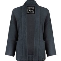 Weird Fish Santosh Macaroni Kimono Cardigan Navy Size 20 Weird Fish Santosh Macaroni Kimono Cardigan Navy Size 20