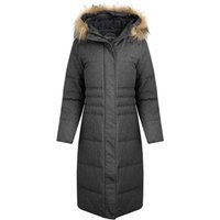 Shola Houndstooth Padded Longline Coat Anthracite Shola Houndstooth Padded Longline Coat Anthracite