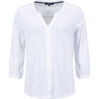 Weird Fish Mabel Broidery 3/4 Sleeve Top White Size 12 Weird Fish Mabel Broidery 3/4 Sleeve Top White Size 12