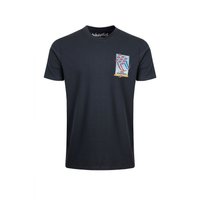 Weird Fish Red Sparrows Back Print Artist T-Shirt Navy Size 4XL Weird Fish Red Sparrows Back Print Artist T-Shirt Navy Size 4XL