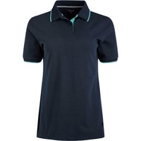 Weird Fish Pammie Organic Cotton Pique Polo Shirt Navy Size 10 Weird Fish Pammie Organic Cotton Pique Polo Shirt Navy Size 10