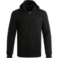 Weird Fish Samuel Knitted Full Zip Hooded Jumper Black Size 3XL Weird Fish Samuel Knitted Full Zip Hooded Jumper Black Size 3XL