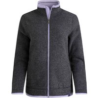 Weird Fish Ariana Full Zip Grid Fleece Washed Black Size 20 Weird Fish Ariana Full Zip Grid Fleece Washed Black Size 20