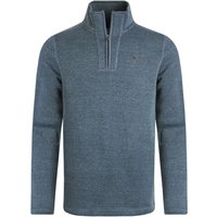 Weird Fish Stowe Eco 1/4 Zip Soft Knit Fleece Dusty Blue Size 5XL Weird Fish Stowe Eco 1/4 Zip Soft Knit Fleece Dusty Blue Size 5XL