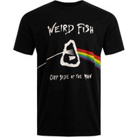 Weird Fish Carp Side Front Print Artist T-Shirt Black Size 5XL Weird Fish Carp Side Front Print Artist T-Shirt Black Size 5XL