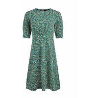 Weird Fish Cassandra Organic Cotton Jersey Swing Dress Frosty Spruce Size 12 Weird Fish Cassandra Organic Cotton Jersey Swing Dress Frosty Spruce Size 12