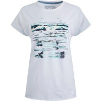 Weird Fish Beach Run Organic Cotton Front Print Graphic T-Shirt White Size 14 Weird Fish Beach Run Organic Cotton Front Print Graphic T-Shirt White Size 14