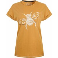 Weird Fish Fern Bee Organic Cotton Front Print Graphic T-Shirt Deep Amber Size 20 Weird Fish Fern Bee Organic Cotton Front Print Graphic T-Shirt Deep Amber Size 20