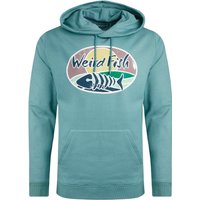Weird Fish Bryant Front Print Graphic Popover Hoodie Mineral Blue Size 3XL Weird Fish Bryant Front Print Graphic Popover Hoodie Mineral Blue Size 3XL