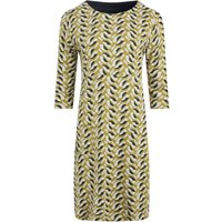 Weird Fish Starshine Organic Cotton Jersey Dress Warm Olive Size 16 Weird Fish Starshine Organic Cotton Jersey Dress Warm Olive Size 16