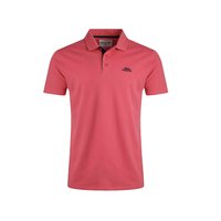 Weird Fish Miles Pique Polo Shirt Dark Pink Size S Weird Fish Miles Pique Polo Shirt Dark Pink Size S