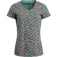 Weird Fish Merica Organic Cotton Printed Jersey T-Shirt Dark Jade Size 22 Weird Fish Merica Organic Cotton Printed Jersey T-Shirt Dark Jade Size 22