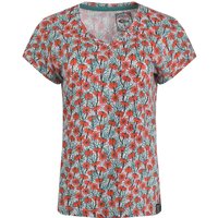 Weird Fish Merica Organic Cotton Printed Jersey T-Shirt Rouge Size 12 Weird Fish Merica Organic Cotton Printed Jersey T-Shirt Rouge Size 12