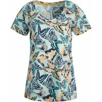 Weird Fish Merica Organic Cotton Printed Jersey T-Shirt Seafoam Size 10 Weird Fish Merica Organic Cotton Printed Jersey T-Shirt Seafoam Size 10