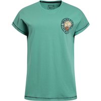 Weird Fish Sunset Summit Back Print Organic Cotton Graphic T-Shirt Dark Jade Size 22 Weird Fish Sunset Summit Back Print Organic Cotton Graphic T-Shirt Dark Jade Size 22