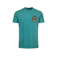 Weird Fish Beer Guzzling Back Print Artist T-Shirt Viridis Size M Weird Fish Beer Guzzling Back Print Artist T-Shirt Viridis Size M