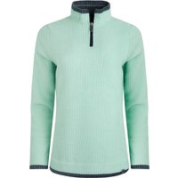 Weird Fish Beye 1/4 Zip Grid Fleece Seaspray Size 10 Weird Fish Beye 1/4 Zip Grid Fleece Seaspray Size 10