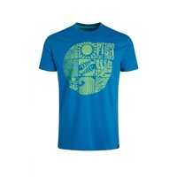 Weird Fish Summer Sector Front Print Eco Graphic T-Shirt Lagoon Blue Size L Weird Fish Summer Sector Front Print Eco Graphic T-Shirt Lagoon Blue Size L